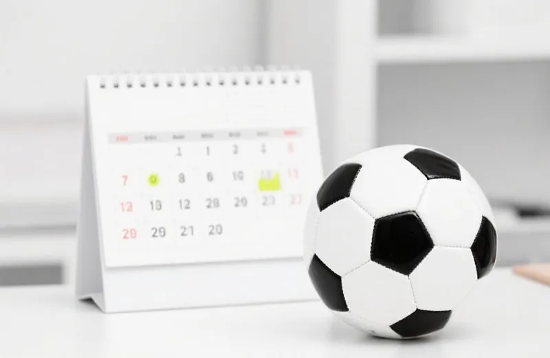 賽程規劃示意：日曆與標記